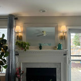 Wall Lights Set of 2 with 2 Free Bulbs – Wireless and Dimmable