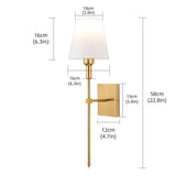 Wall Lights Set of 2 with 2 Free Bulbs – Wireless and Dimmable
