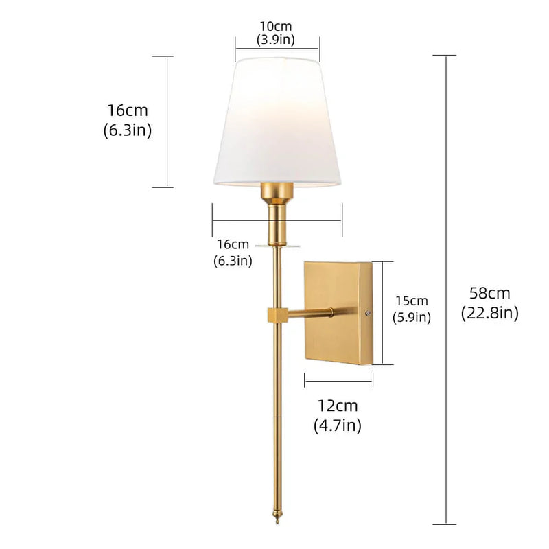 Wall Lights Set of 2 with 2 Free Bulbs – Wireless and Dimmable
