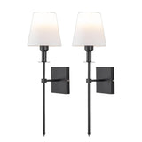 Wall Lights Set of 2 with 2 Free Bulbs – Wireless and Dimmable