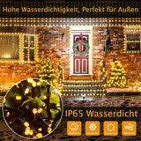 LumoGlow™ Outdoor String Lights - 120 m, 1000 LEDs, Dimmable with Remote Control and Timer