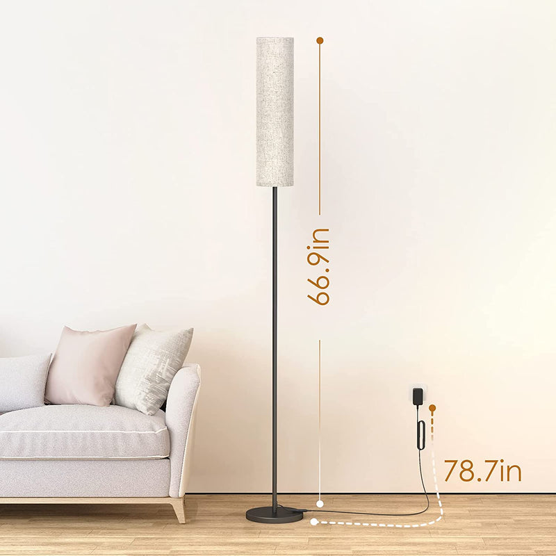 Stufenlose LED-Eck-Stehlampe