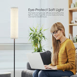 Stufenlose LED-Eck-Stehlampe